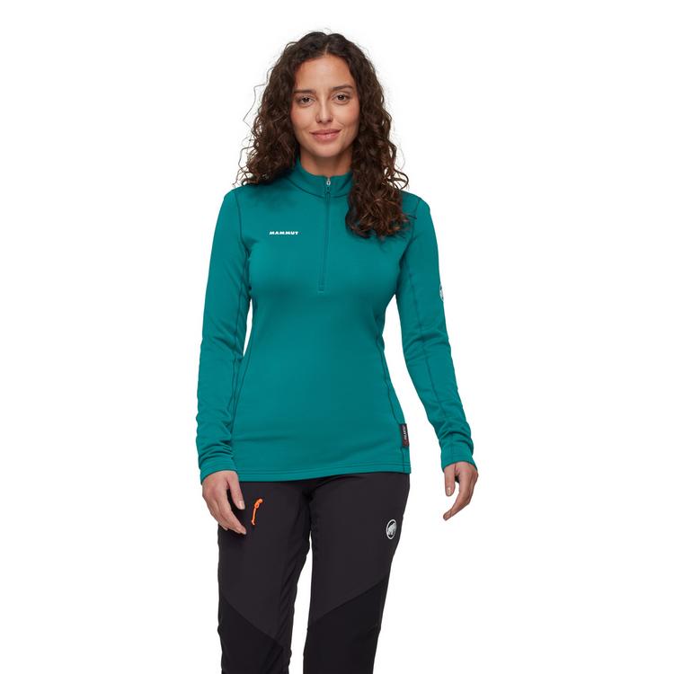 Mammut Mammut Aenergy Half Zip Langarmshirt Damen - deep teal - 1 | SportScheck