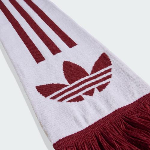 Rückansicht von adidas FC Arsenal Ausweichausrüstung Schal Fanschal Cloud White / Alumina / Team Coll Burgundy 2