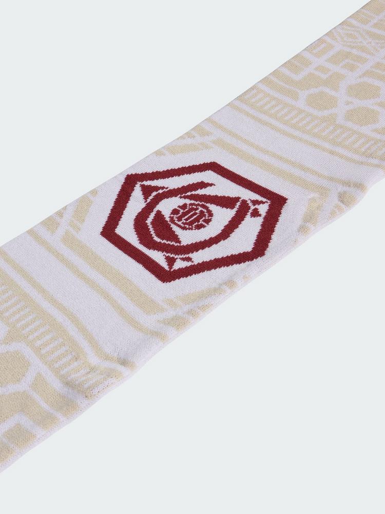 adidas adidas FC Arsenal Ausweichausr&uuml;stung Schal Fanschal - Cloud White / Alumina / Team Coll Burgundy 2 - 1 | SportScheck
