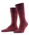 Burlington Paisley Socken Herren - barolo (8526)