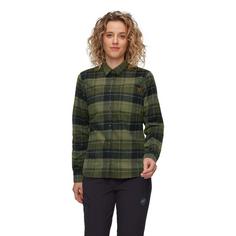 Rückansicht von Mammut Trovat Funktionsbluse Damen marsh-black