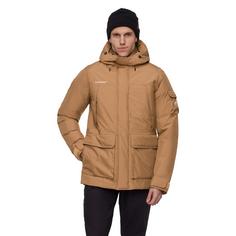 Rückansicht von Mammut GORE-TEX Obelisk Gore-Tex HS Thermo Hardshelljacke Herren claystone