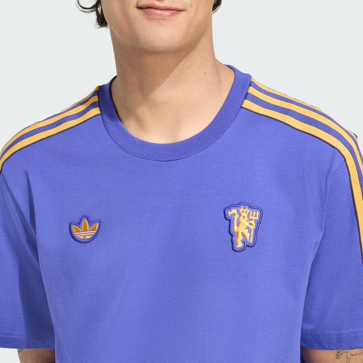 adidas adidas Manchester United Terrace Icons T-Shirt Funktionsshirt Herren - Semi Night Flash - 0 | SportScheck