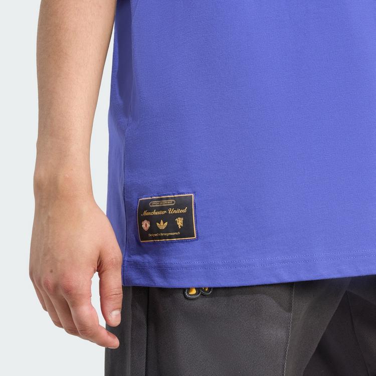 adidas adidas Manchester United Terrace Icons T-Shirt Funktionsshirt Herren - Semi Night Flash - 1 | SportScheck