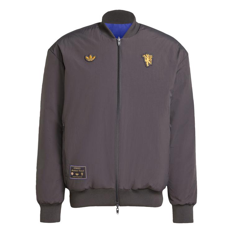 adidas adidas Manchester United Terrace Icons Jacke Trainingsjacke Herren - Utility Black / Semi Night Flash - 0 | SportScheck