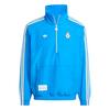 adidas Real Madrid Terrace Icons Half-Zip Jacke Trainingsanzug Herren - Blue Bird / White
