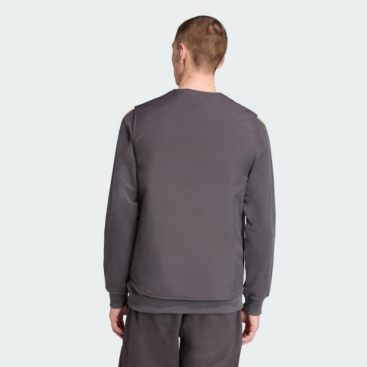 adidas adidas Manchester United Terrace Icons Weste Outdoorweste Herren - Utility Black / Semi Night Flash - 1 | SportScheck