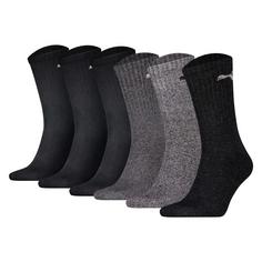 PUMA Socken Freizeitsocken Schwarz/Grau