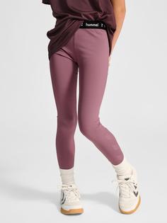 Rückansicht von hummel Tights Kinder WISTFUL MAUVE