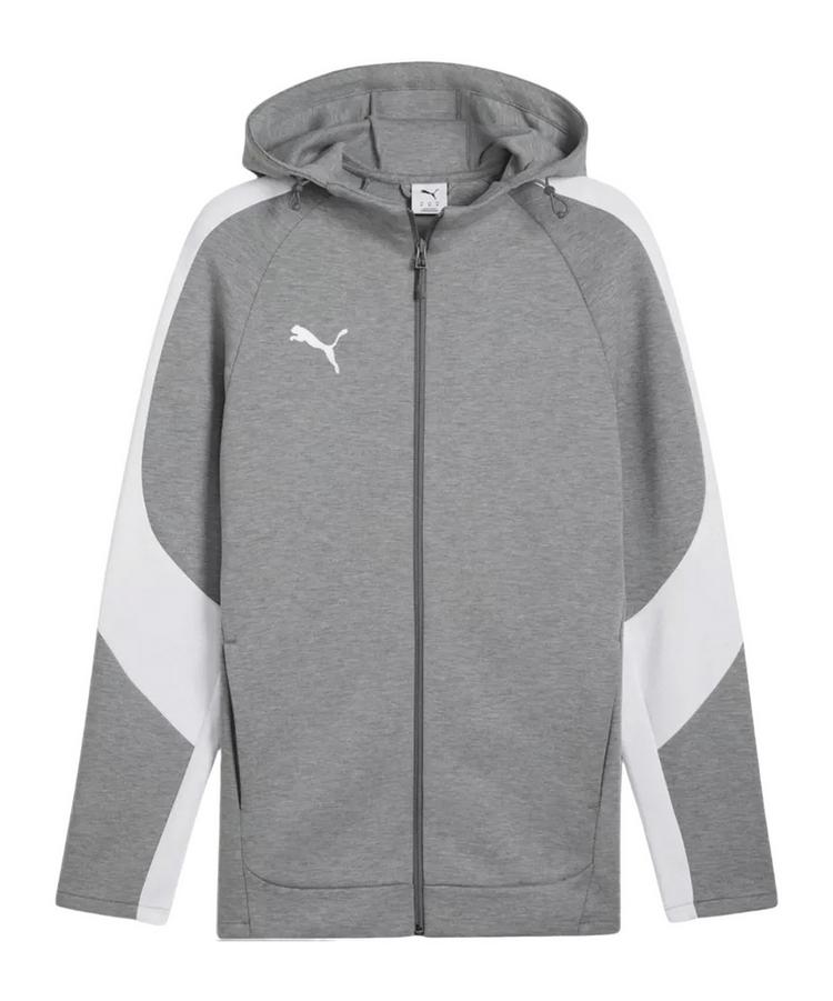 PUMA PUMA teamEVOSTRIPE Kapuzenjacke Funktionssweatshirt Herren - grau - 0 | SportScheck