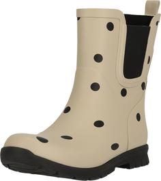 Rückansicht von Weather Report Snicker Gummistiefel Damen 1106 Oatmeal