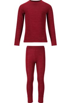 ZigZag Funktionswäsche-Set Pattani Wäscheset Kinder 4260 Sun-Dried Tomato