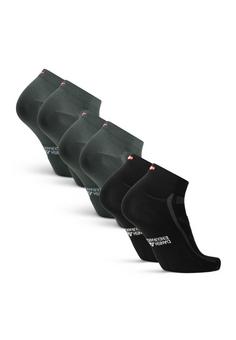 Rückansicht von DANISH ENDURANCE low cycling Fahrradsocken olive black