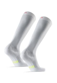 Rückansicht von DANISH ENDURANCE Compression Laufsocken weiß