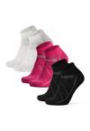 DANISH ENDURANCE low cycling Socken - white pink black