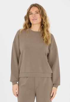 Rückansicht von Athlecia Jillnana Sweatshirt Damen 1292 Greige