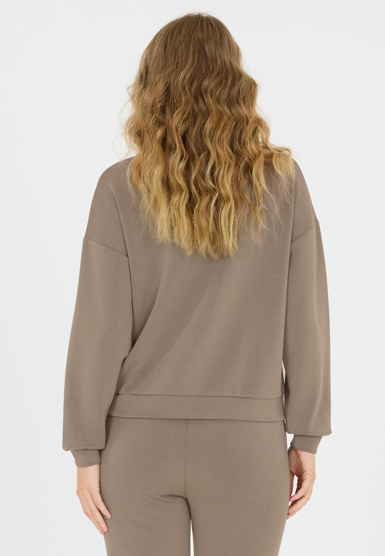 Athlecia Athlecia Jillnana Sweatshirt Damen - 1292 Greige - 2 | SportScheck