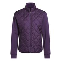 adidas Ultimate365 Quilted Full-Zip Jacke Trainingsjacke Damen - Aurora Plum