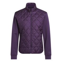 adidas Ultimate365 Quilted Full-Zip Jacke Trainingsjacke Damen Aurora Plum