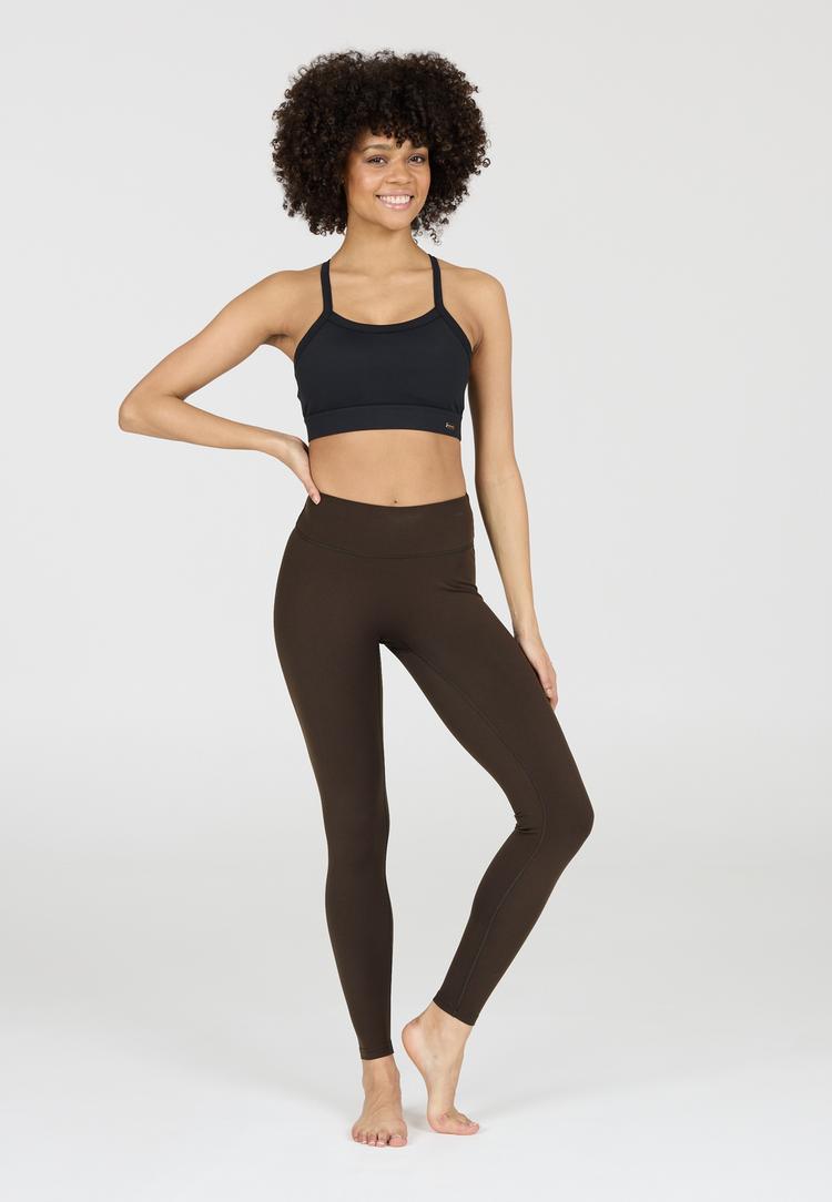 Athlecia Athlecia Luxe Tights Damen - 1294 Chocolate Torte - 0 | SportScheck