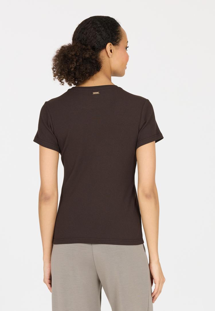 Athlecia Athlecia Lankae Funktionsshirt Damen - 1294 Chocolate Torte - 3 | SportScheck