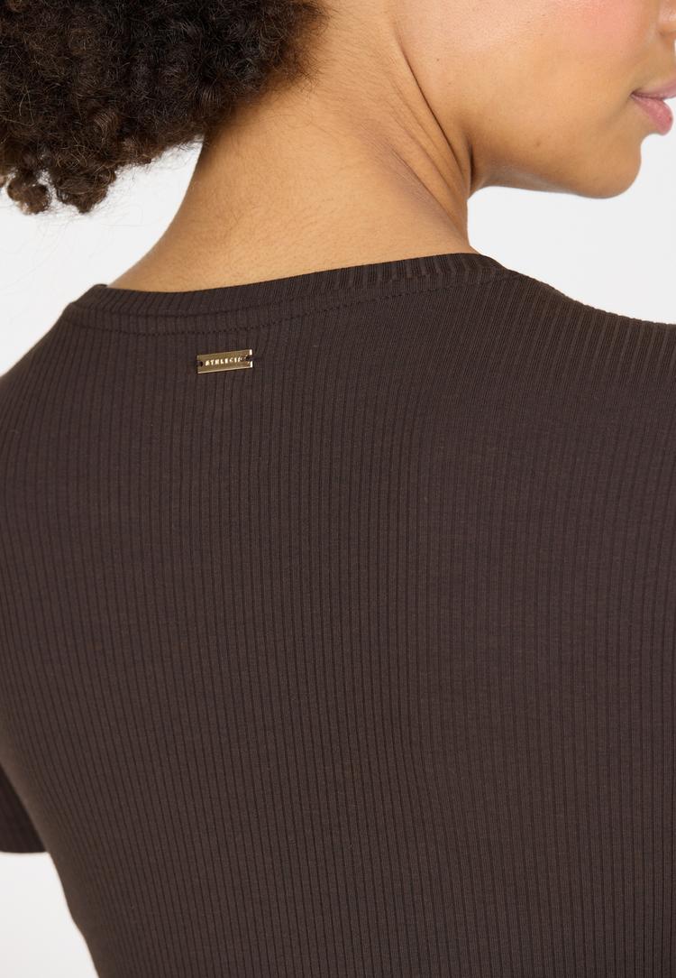 Athlecia Athlecia Lankae Funktionsshirt Damen - 1294 Chocolate Torte - 1 | SportScheck