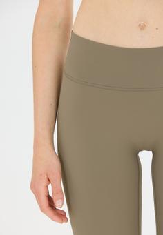 Rückansicht von Athlecia Luxe Tights Damen 1292 Greige