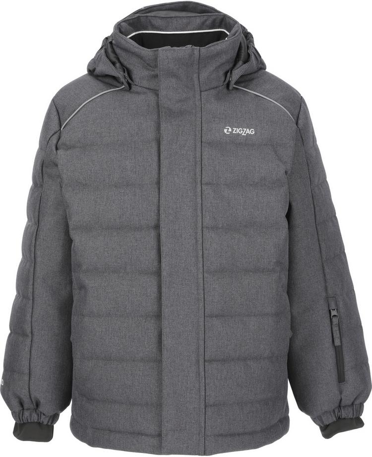 ZigZag ZigZag Nino Skijacke Kinder - 1011 Dark Grey Melange - 0 | SportScheck