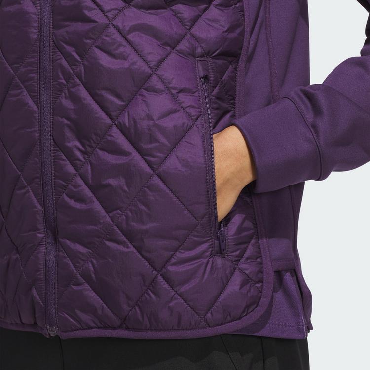 adidas adidas Ultimate365 Quilted Full-Zip Jacke Trainingsjacke Damen - Aurora Plum - 1 | SportScheck