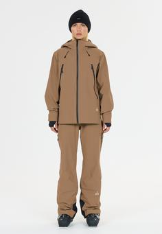 Rückansicht von SOS Hoverla Skijacke Damen 1119 Shitake