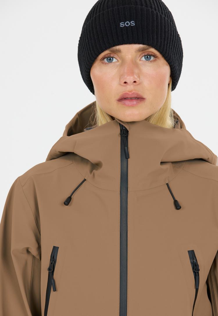 SOS SOS Hoverla Skijacke Damen - 1119 Shitake - 2 | SportScheck