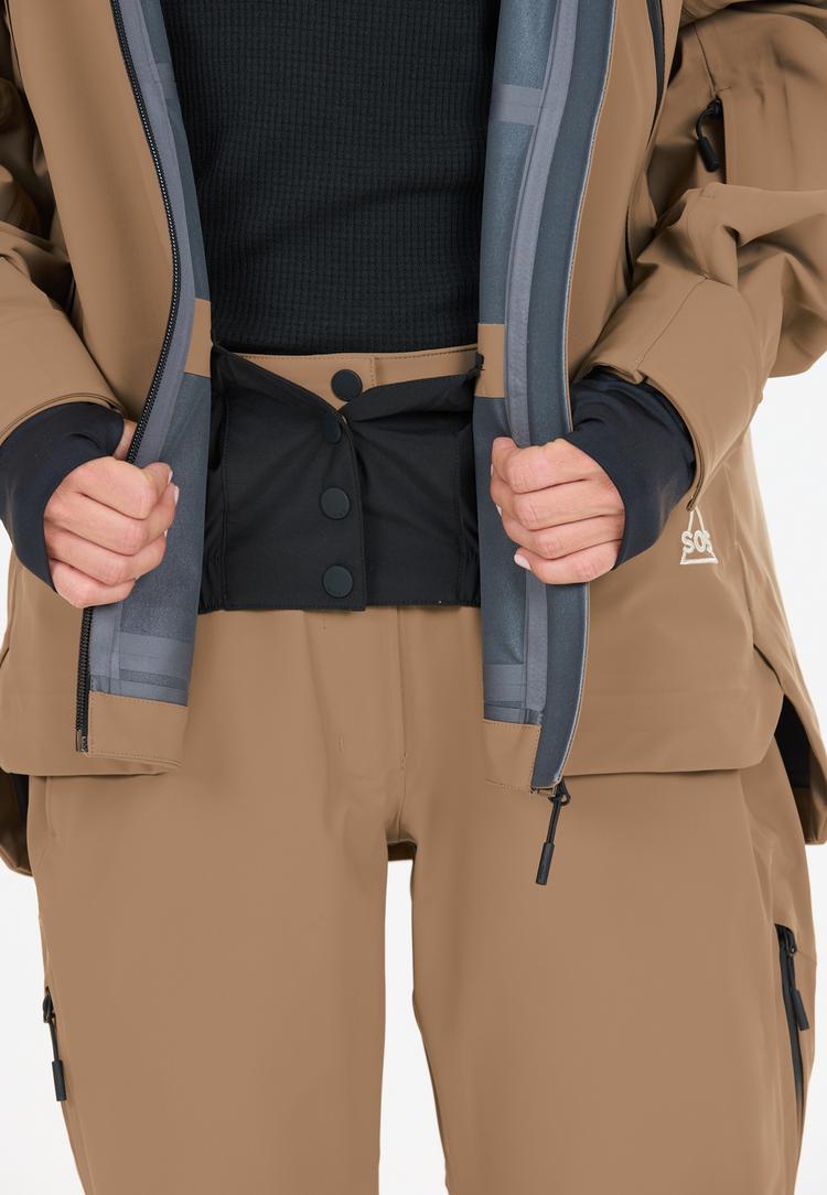 SOS SOS Hoverla Skijacke Damen - 1119 Shitake - 3 | SportScheck