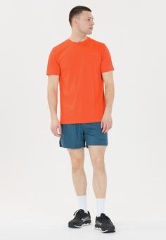 Rückansicht von Endurance Vernon Funktionsshirt Herren 5002 Shocking Orange