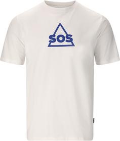 SOS Kvitfjell Printshirt Herren 1002A White
