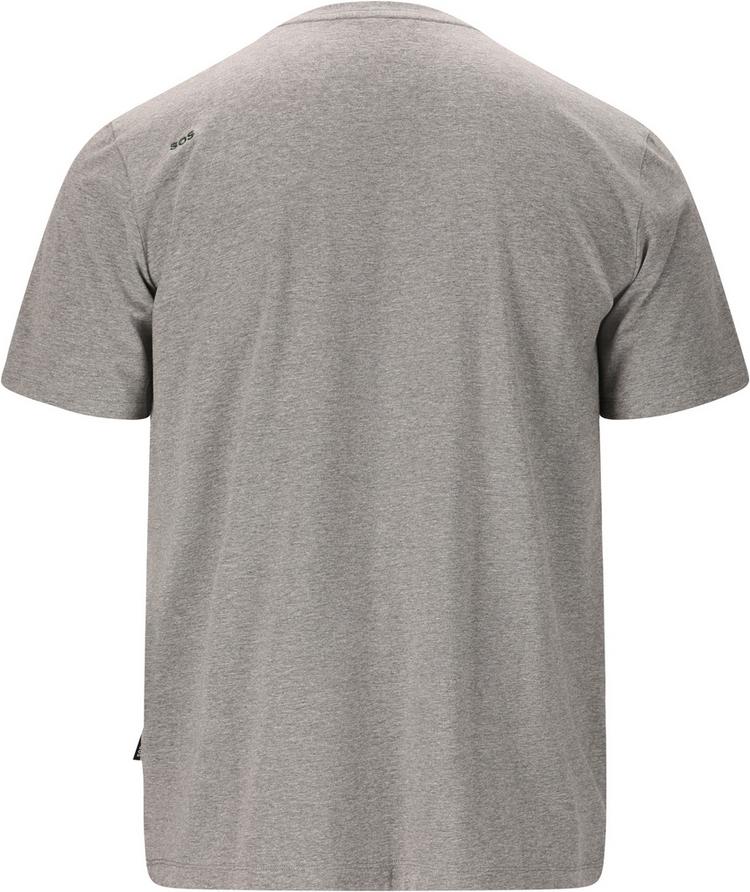SOS SOS Kvitfjell Printshirt Herren - 1038 Mid Grey Melange - 0 | SportScheck