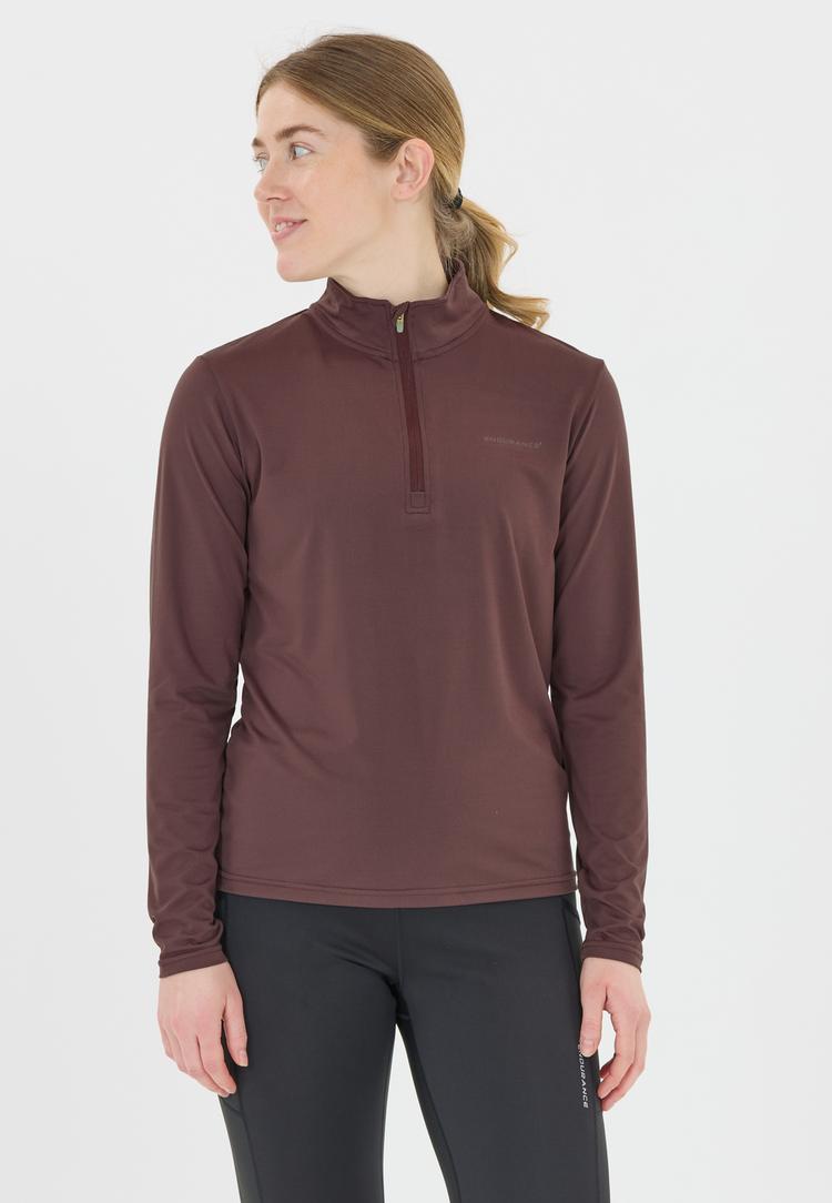Endurance Endurance Aileen Langarmshirt Damen - 4261 Huckleberry - 1 | SportScheck