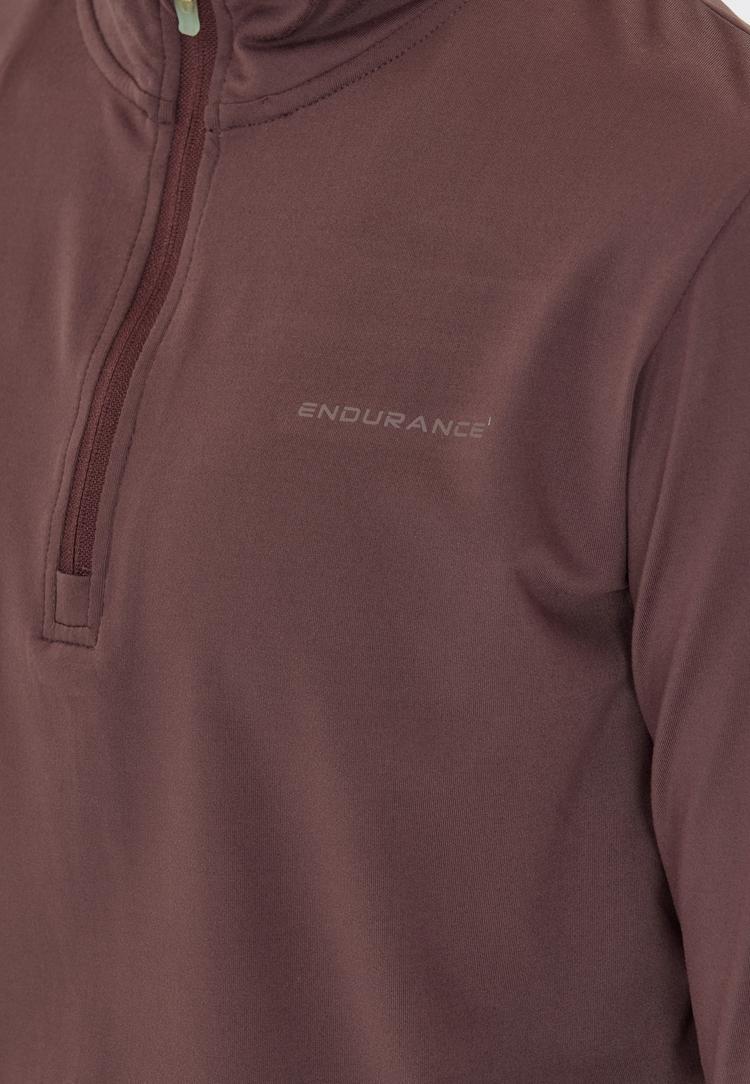 Endurance Endurance Aileen Langarmshirt Damen - 4261 Huckleberry - 1 | SportScheck