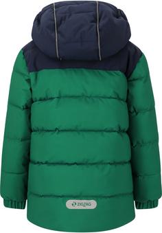 Rückansicht von ZigZag Esra Winterjacke Kinder 3253 Alpine Green