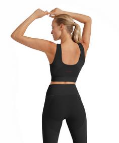 Rückansicht von Falke Seamless Sports Bra Sport-BH Damen black (3000)