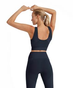 Rückansicht von Falke Seamless Sports Bra Sport-BH Damen space blue (6116)