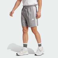 Rückansicht von adidas Essentials 3-Streifen Chelsea Shorts Funktionsshorts Herren Grey Three / White