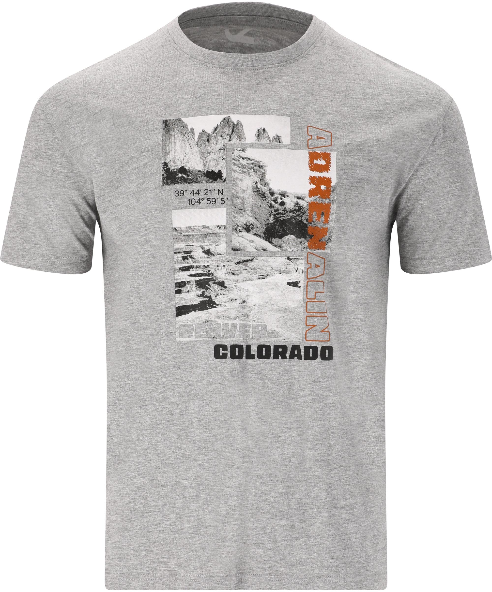 Cruz Maliko Kurzarmbluse Herren - 1005 Light Grey Melange