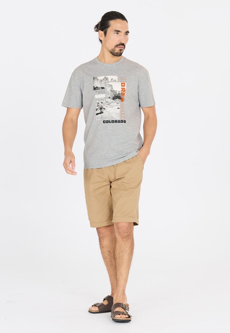 Cruz Cruz Maliko Kurzarmbluse Herren - 1005 Light Grey Melange - 1 | SportScheck