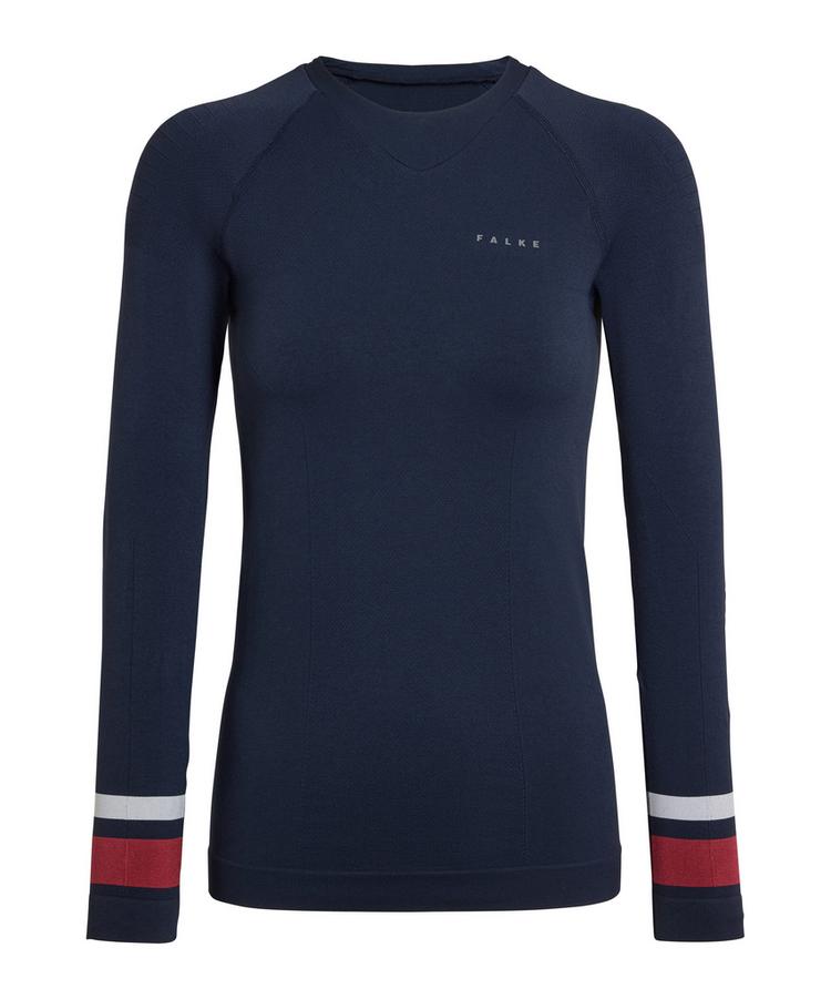 Falke Falke MW Longsleeved Shirt Trend w Langarmshirt Damen - space blue (6116) - 0 | SportScheck