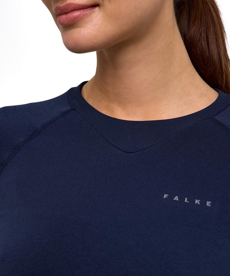 Falke Falke MW Longsleeved Shirt Trend w Langarmshirt Damen - space blue (6116) - 2 | SportScheck