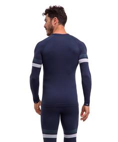 Rückansicht von Falke MW Longsleeved Shirt Tight Trend m Funktionsshirt Herren space blue (6116)
