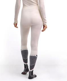 Rückansicht von Falke Thermozone 3/4 Tights Trend Leggings Damen off-white (2040)