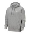 Nike NSW Club Hoodie Herren - dk grey heather-matte silver-white