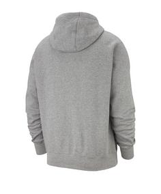 Rückansicht von Nike NSW Club Hoodie Herren dk grey heather-matte silver-white