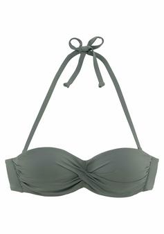 Lascana Bikini Oberteil Damen oliv